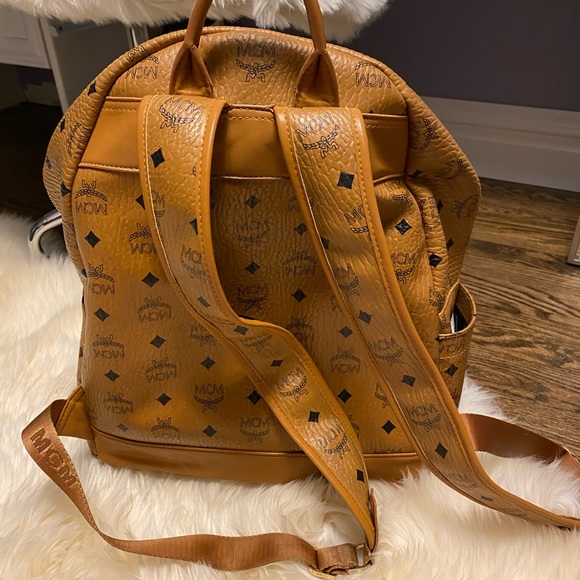 100 percent authentic MCM large backpack main image 4